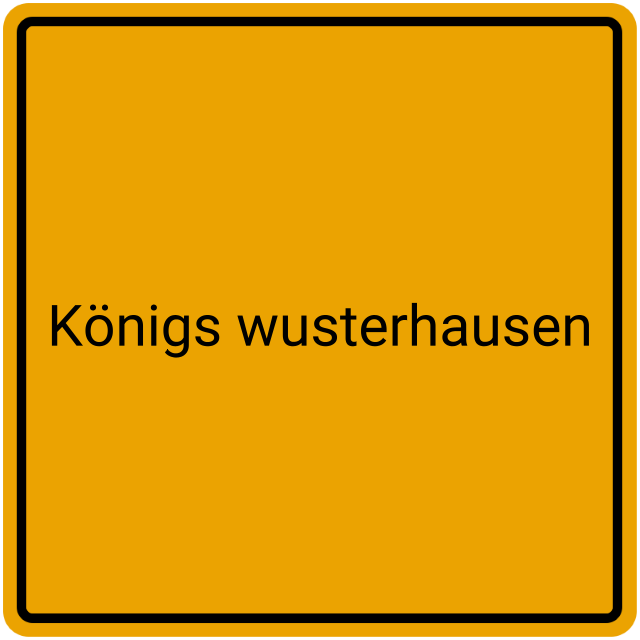 Meldebestätigung Königs Wusterhausen